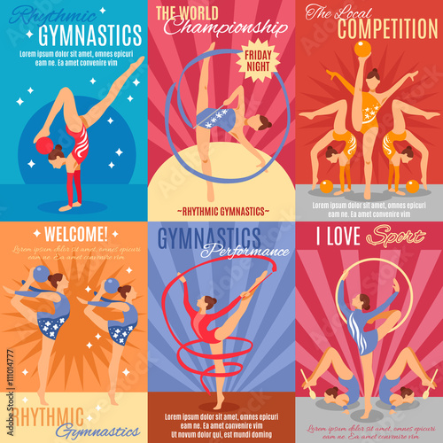 Collection Of Rhythmic Gymnastics Posters 