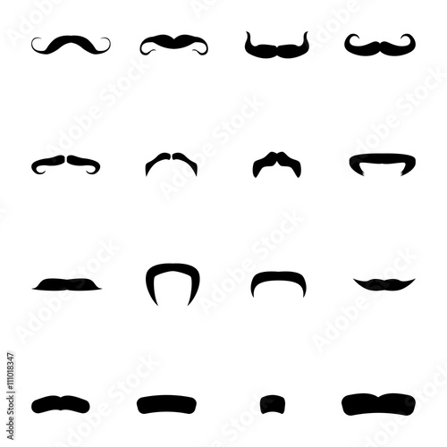 Different types of mustaches