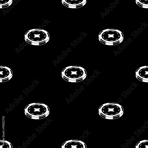 Casino chip vector icon