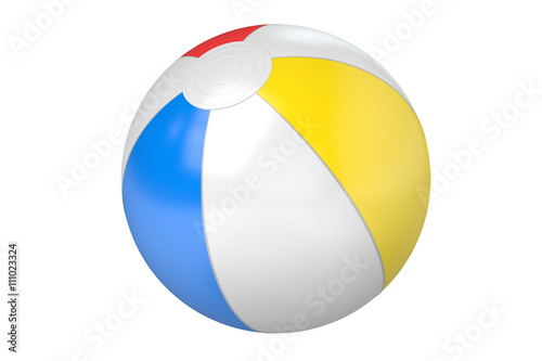 Beach Ball, 3D rendering