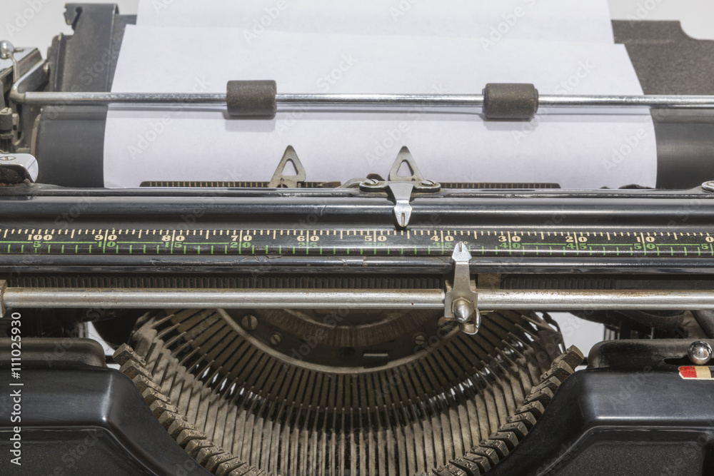 Obraz premium antique typewriter Close up