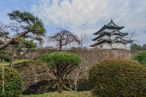 弘前城の風景