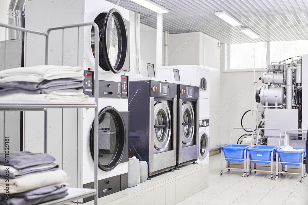 Washing machine in dry cleaning Stock Photo Adobe Stock
