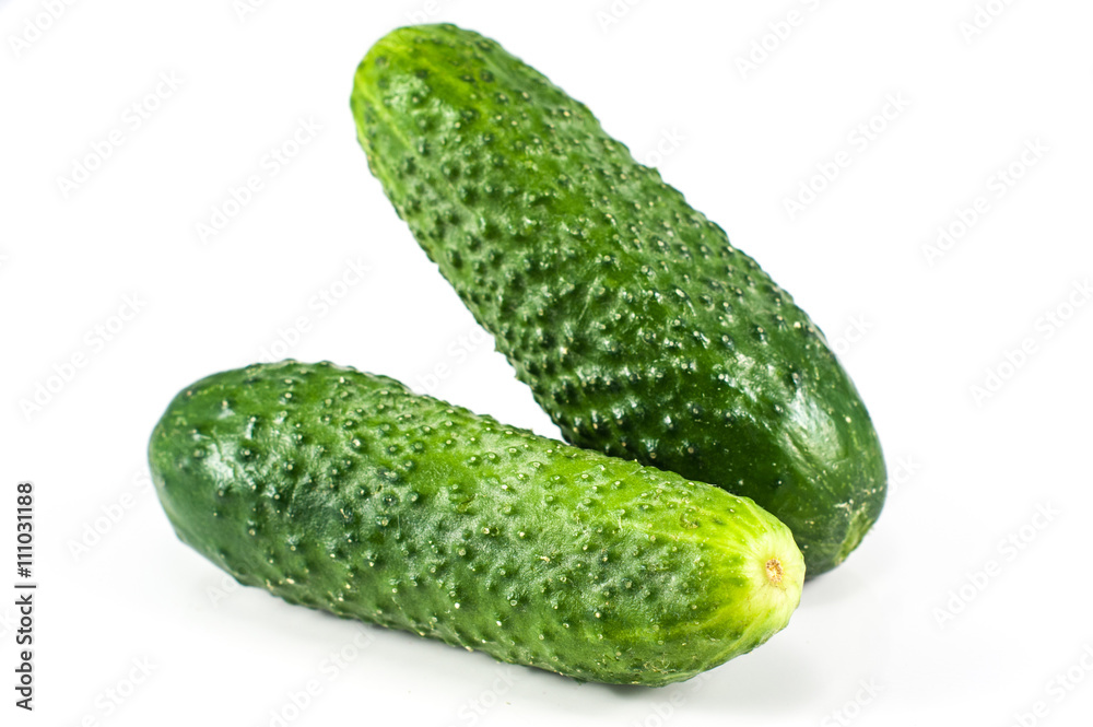 Cucumber isolated on white background Cucumber isolated on white background