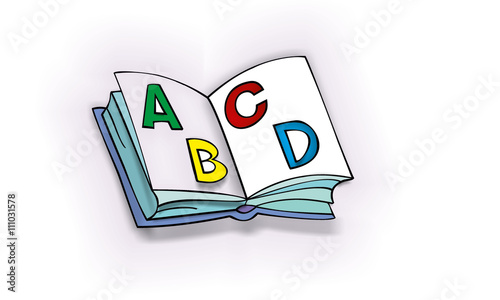 Open ABC book