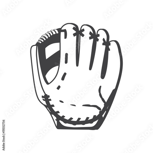baseball glove icon