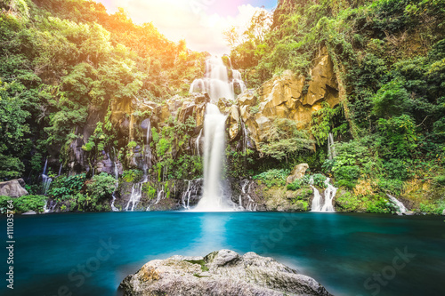 Fototapeta Naklejka Na Ścianę i Meble -  Amazing Waterfall long exposure