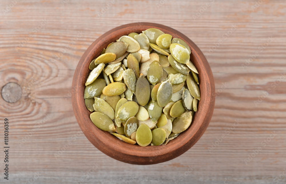 Pumpkin seeds ceramic jug