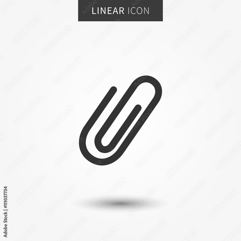 Attachment icon vector illustration. Isolated attachment symbol.
Attachment icon vector illustration. Isolated attachment symbol.