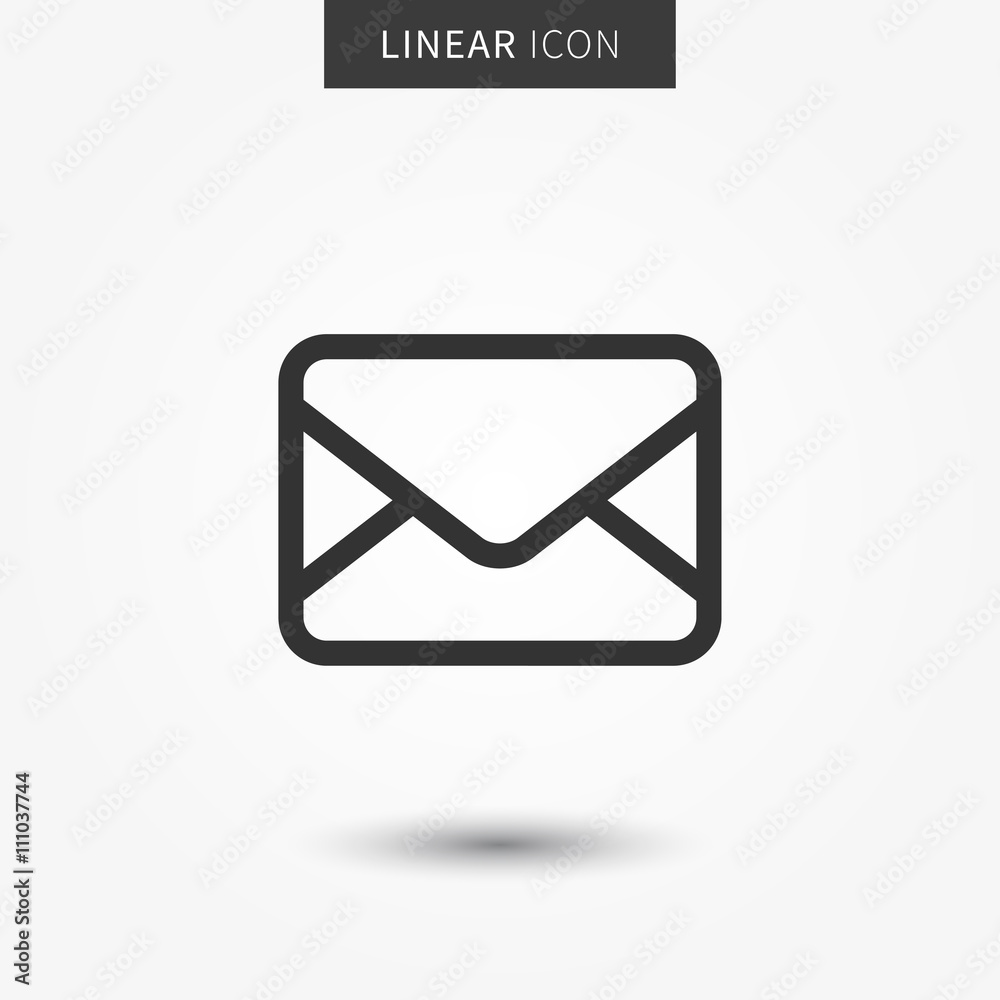 Email icon vector illustration. Isolated mail symbol.
Email icon vector illustration. Isolated mail symbol.