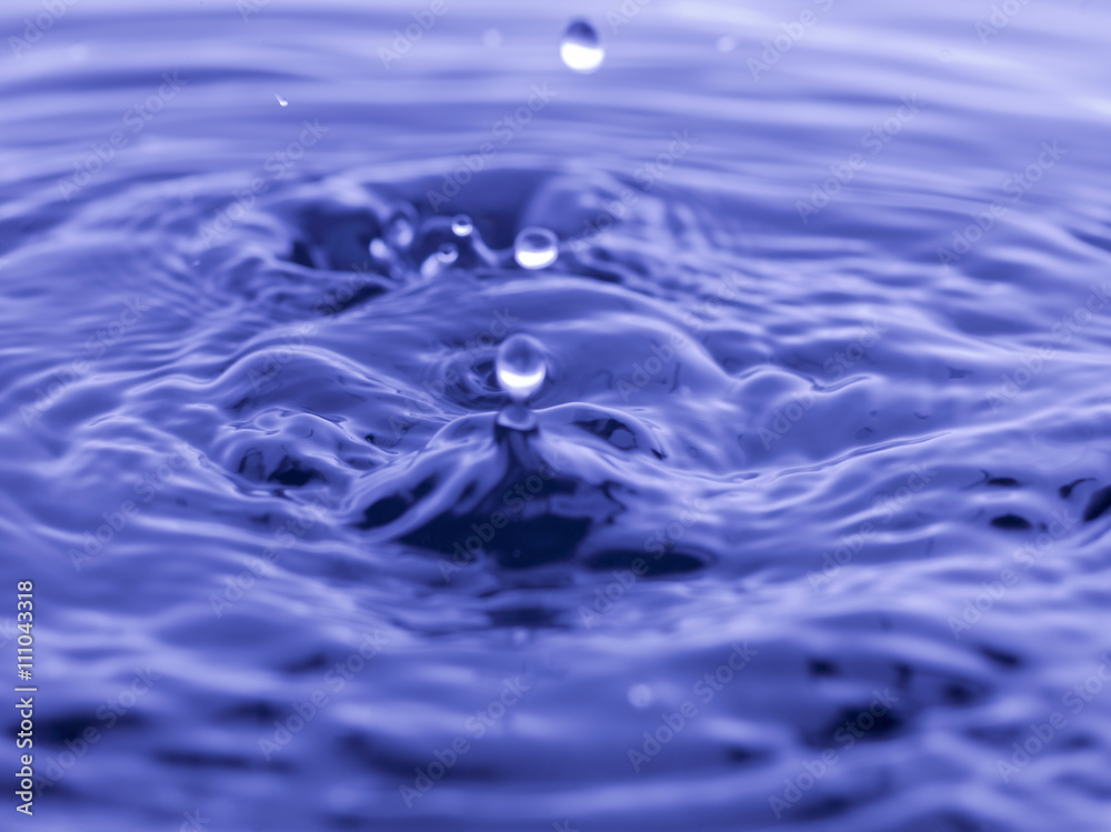 falling droplets on water falling droplets on water
