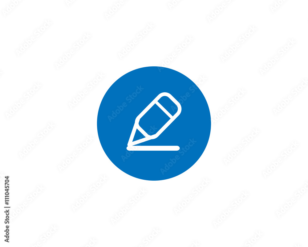 Pencil Vector Icon Logo Pencil Vector Icon Logo