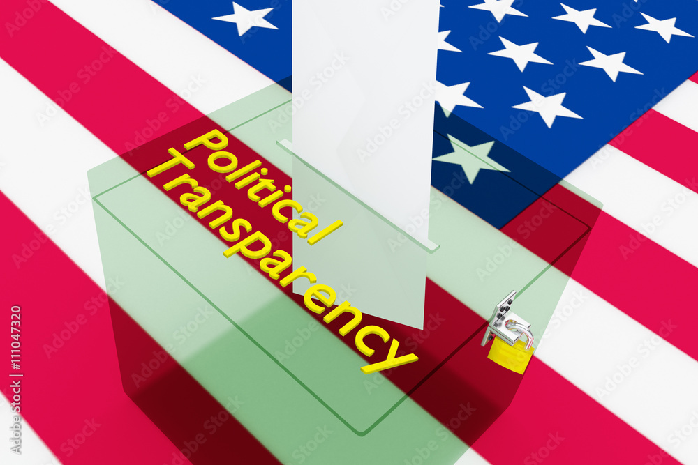 Fototapeta premium Political Transparency concept