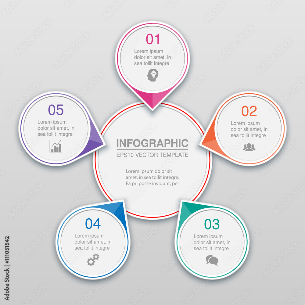 Vector infographic template Vector infographic template
