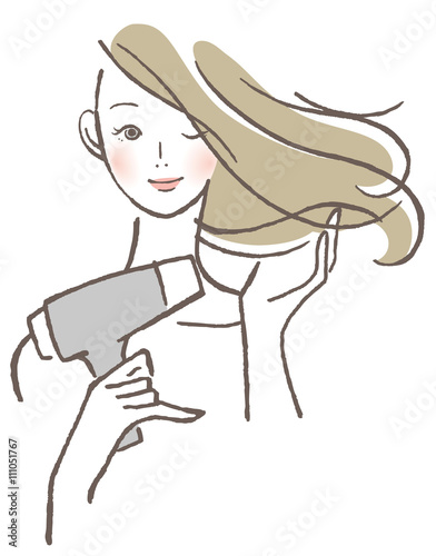 女性　ドライヤー