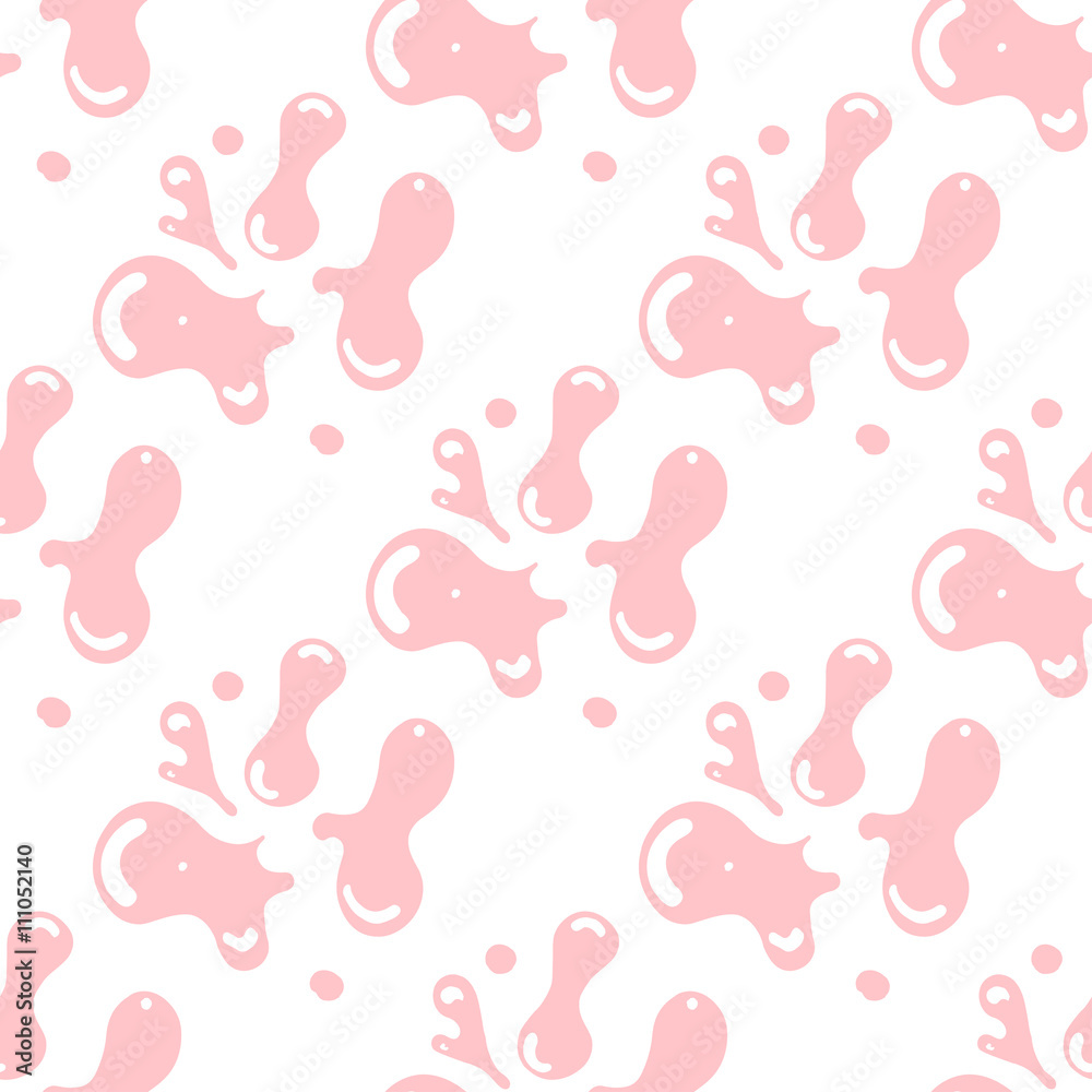 Bubble gum seamless pattern