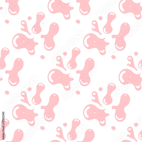 Bubble gum seamless pattern
