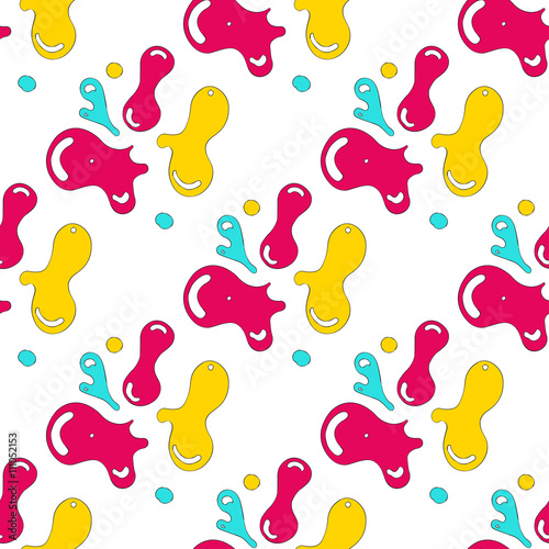 Bubble gum seamless pattern