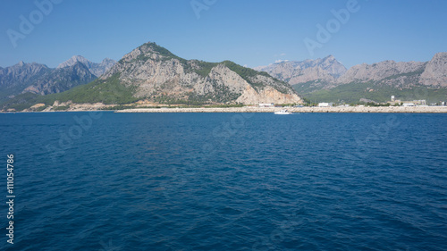 Mediterranean seaside, harbor of Antalya