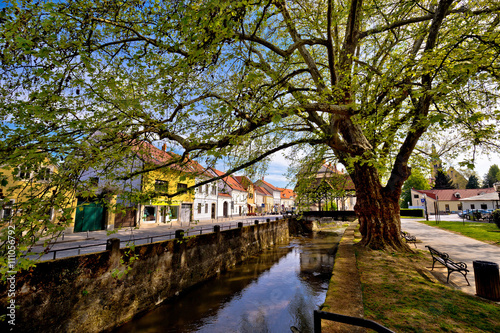 Town of Samobor river and park