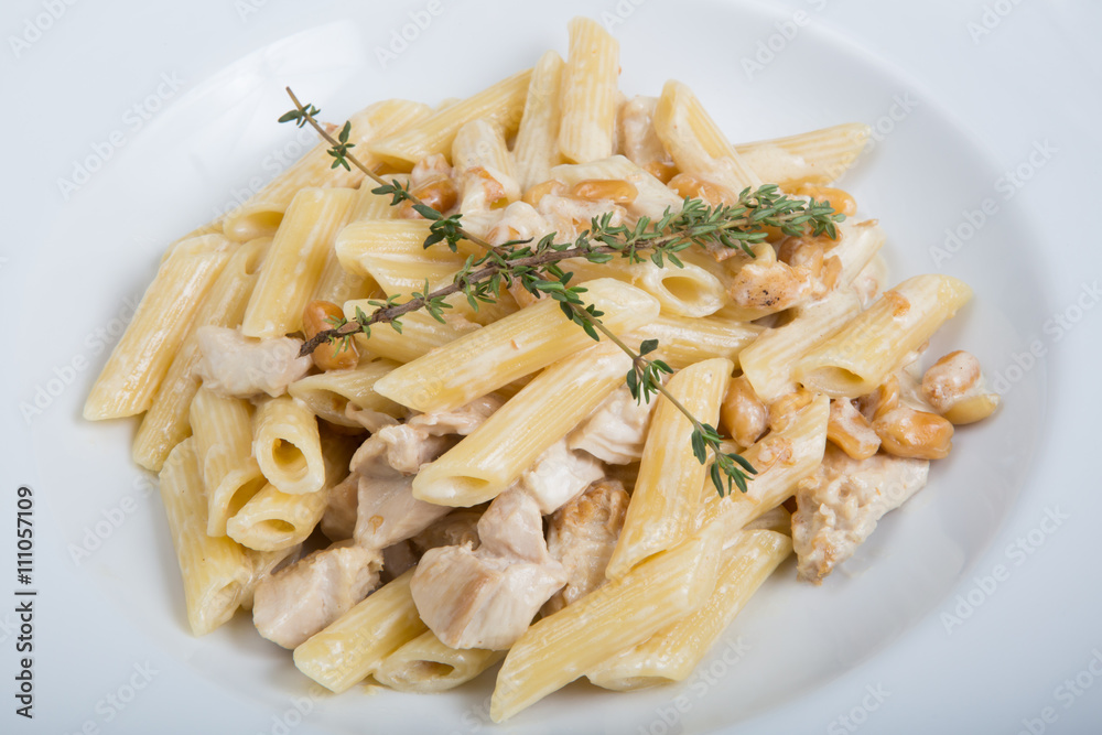 Pasta with chicken Pasta with chicken