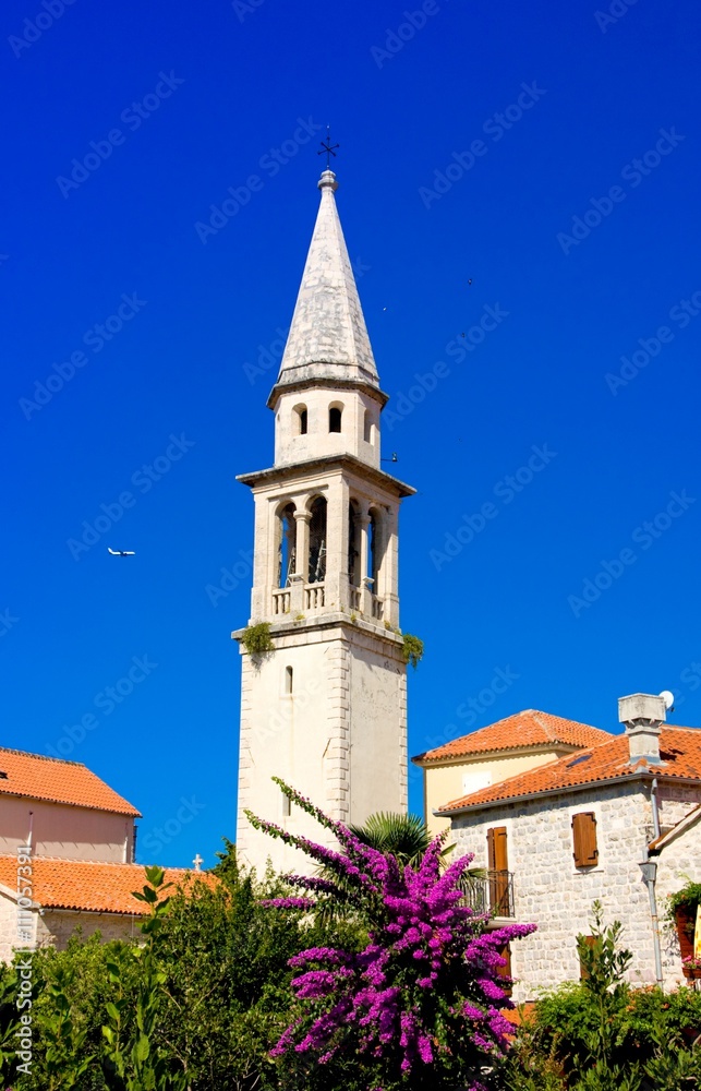 Church of St Ivan, Budva old town, Montenegro