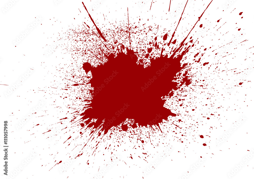 Vector Paint Splatter red color. illustration vector design