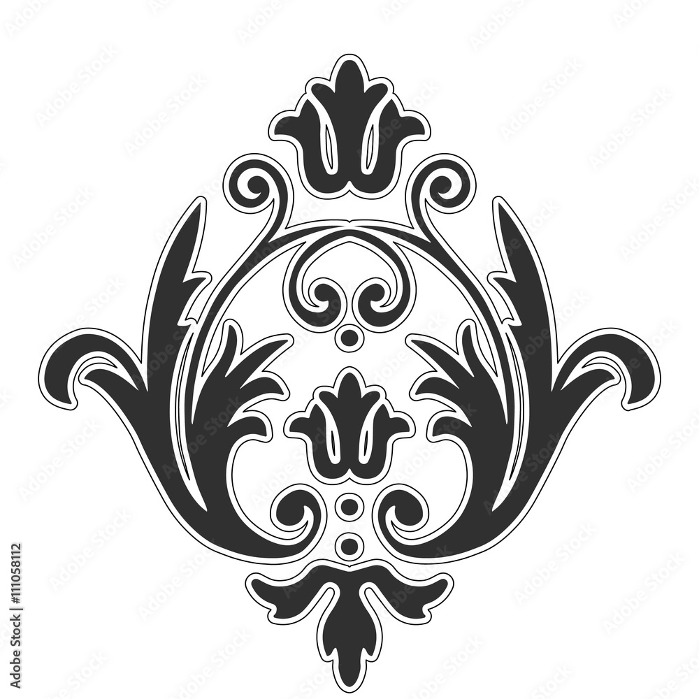 Fototapeta premium Kazakh ornament illustration