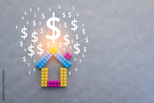 house and money symbol
