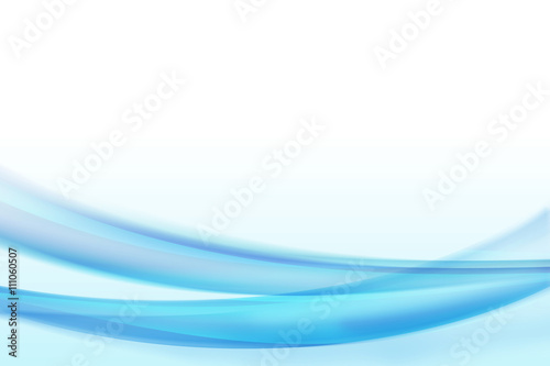 abstract blue color curve waves background