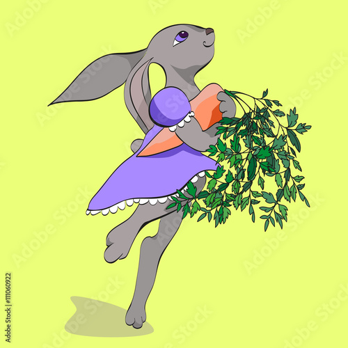 Rabbit with carrot