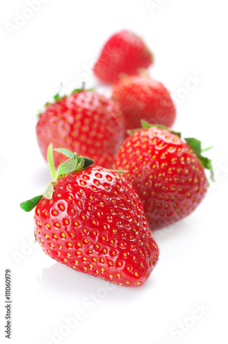 Wallpaper Mural Strawberries on white Torontodigital.ca