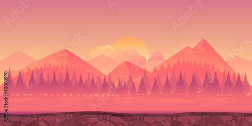 Mountains Vector illustration