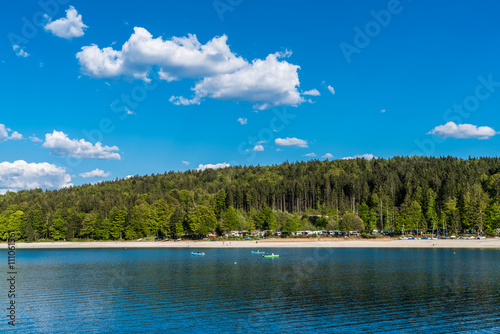Camping und Fischen am Walchensee in Bayern