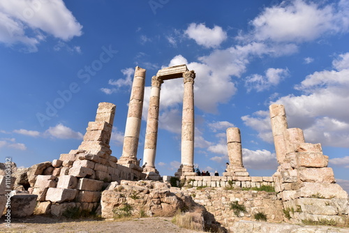 Temple of Hercules is a historic site in the Amman Citadel in Amman, Jordan