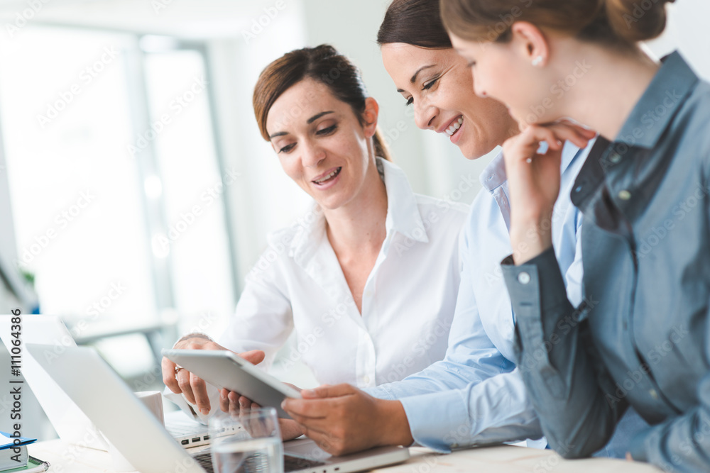 Fototapeta premium Successful women in business