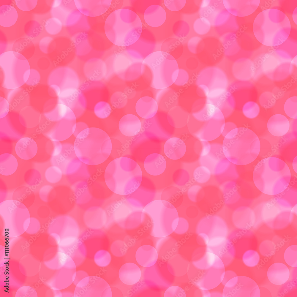Pink bokeh abstract pattern
