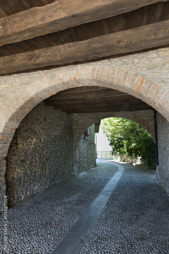 Montevecchia (Lecco, Lombardy, Italy): historic village