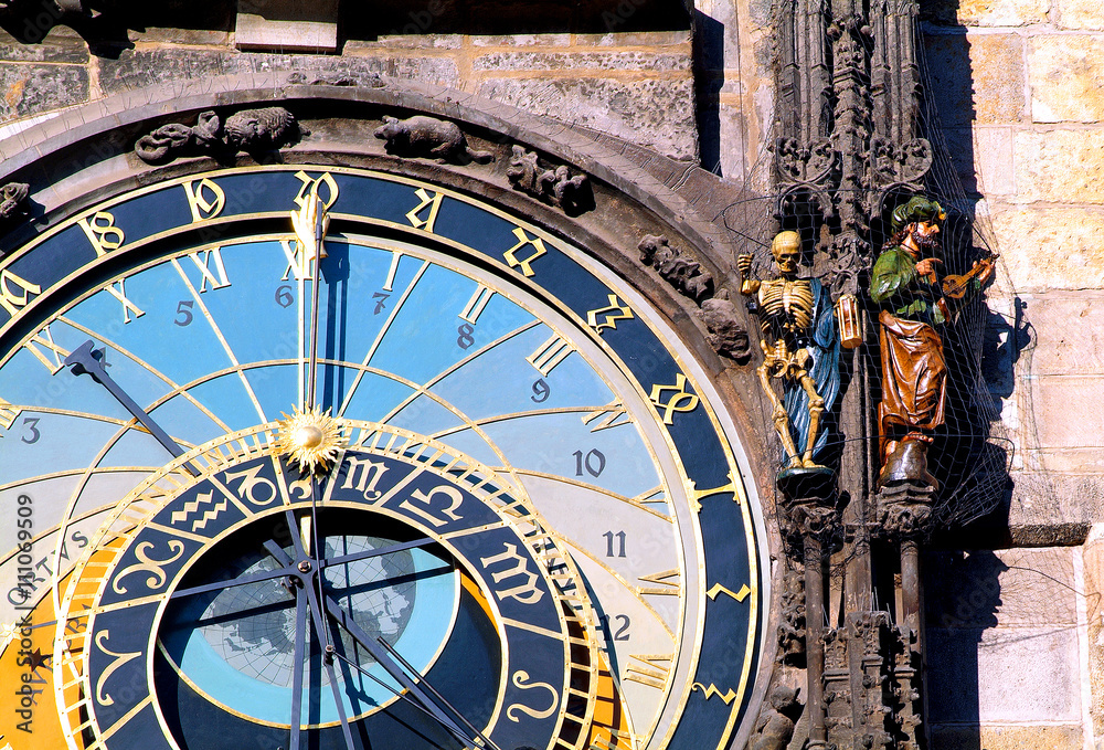 Obraz premium Astronomical Clock Orloj, of Prague