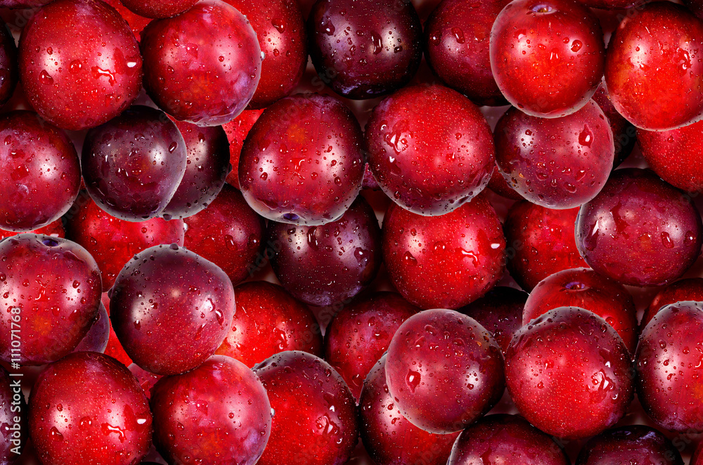 Ripe juicy plum Ripe juicy plum