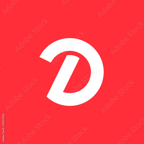Letter D logo icon design template elements