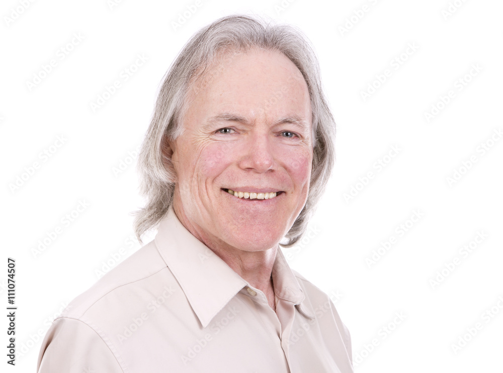 casual man on white casual man on white