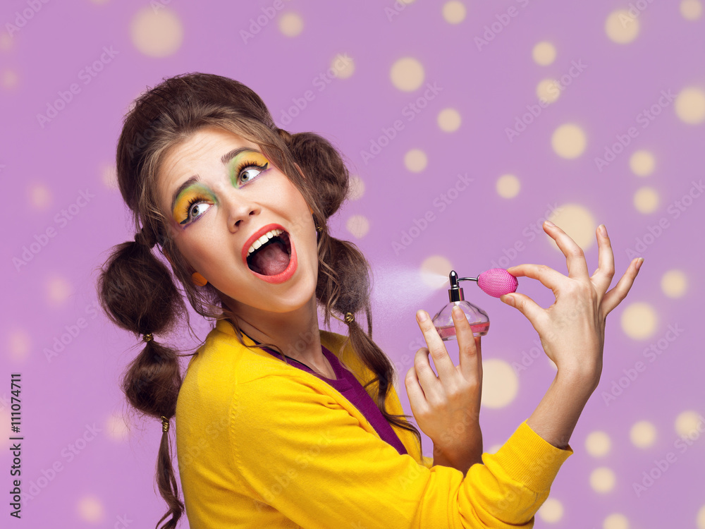 Applying perfume