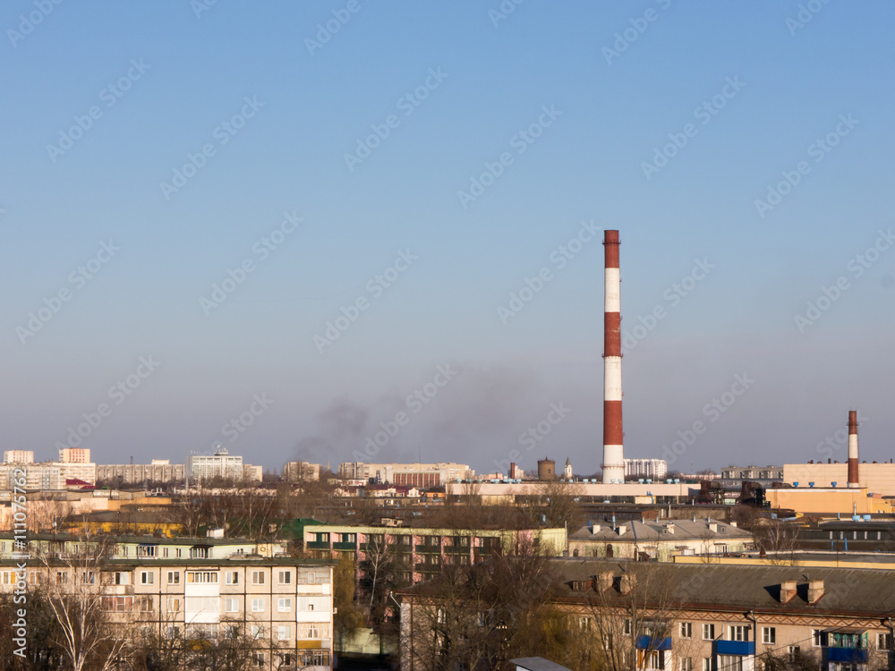 The Factory chimneys.