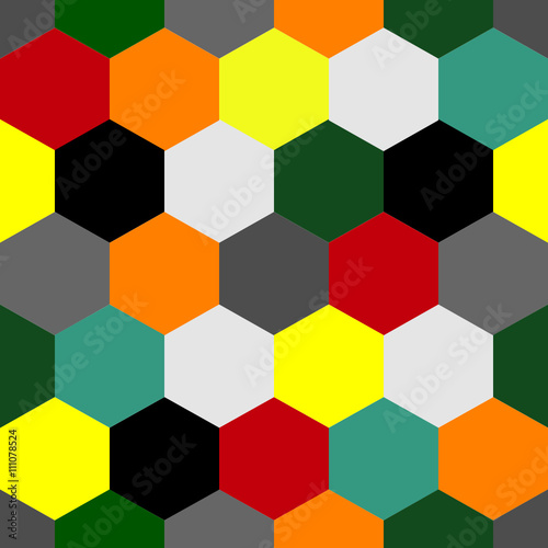 seamless hexagonal background pattern