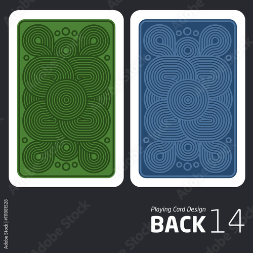 Wallpaper Mural The reverse side of a playing card for blackjack other game with Torontodigital.ca