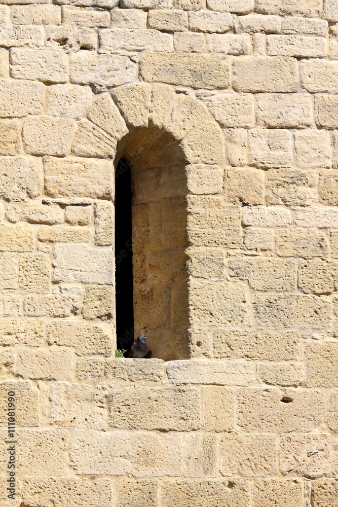 vieux mur de pierre en Dordogne