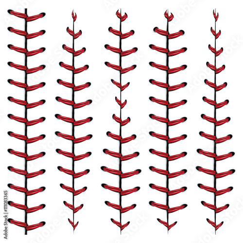 Baseball Lace Background
