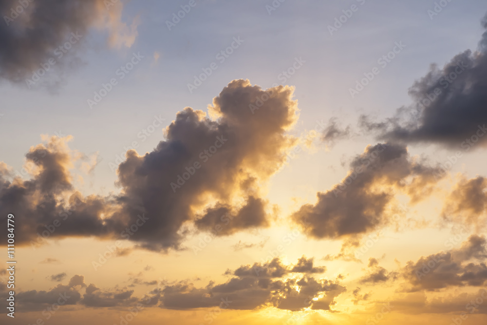 Obraz premium sunset clouds