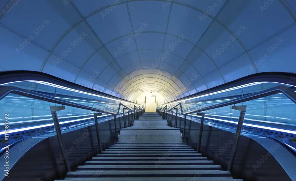 Fototapeta premium Light at the end of the tunnel.